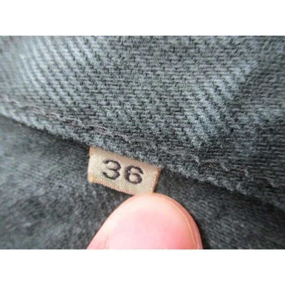 VINTAGE Levis 501 Jeans Mens 36 Green Straight Button Fly Denim 36x29 USA 90s